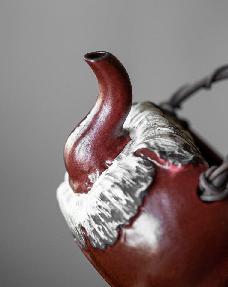 Chinese Crude Pottery Teapot Fair Cup Unique Original Design Teaware Vintage Style Teapot Chinese Master Porcelain Ceramic