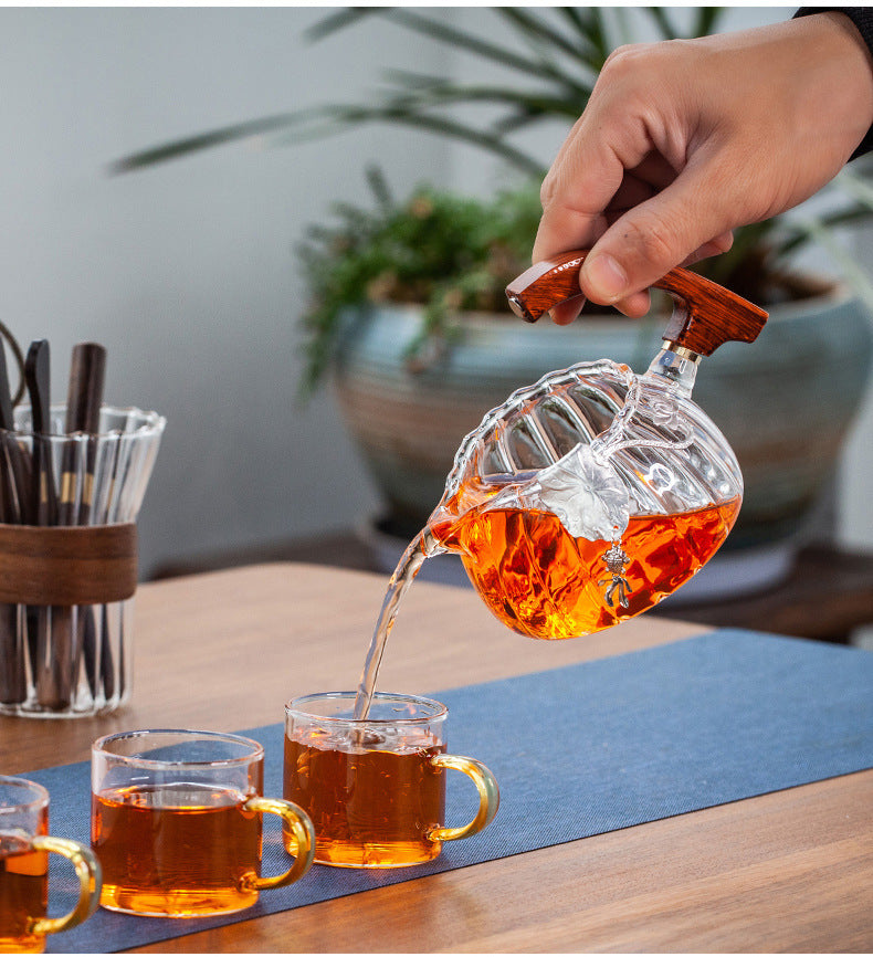 this is an automatic glass teapot