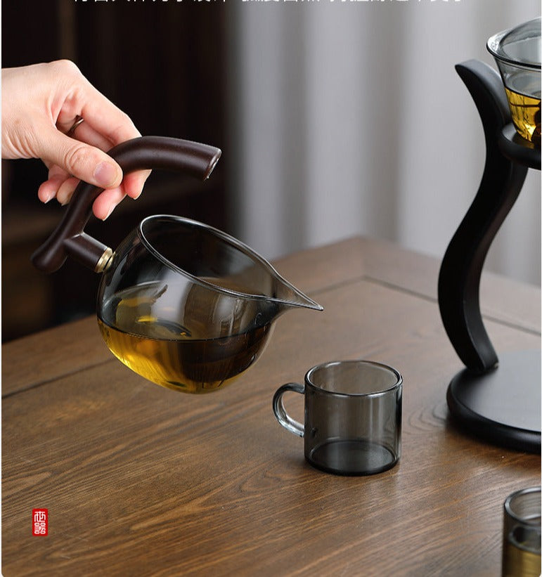 this is an automatic glass teapot