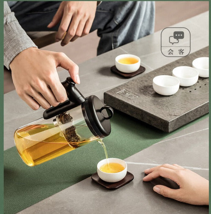 This is high borosilicate glass teapot.this is a automatic teapot