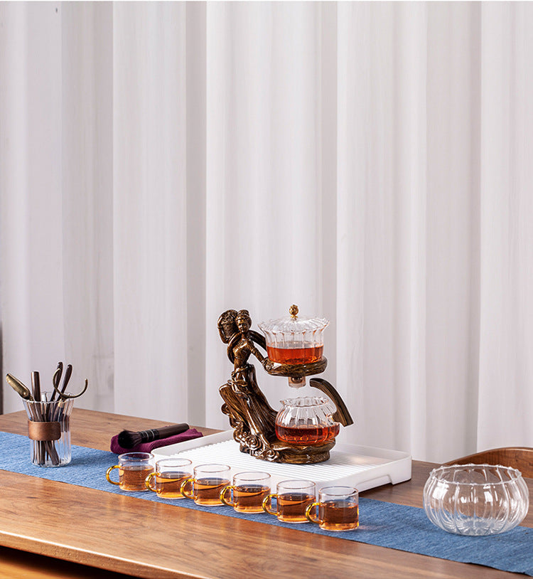 this is an automatic glass teapot