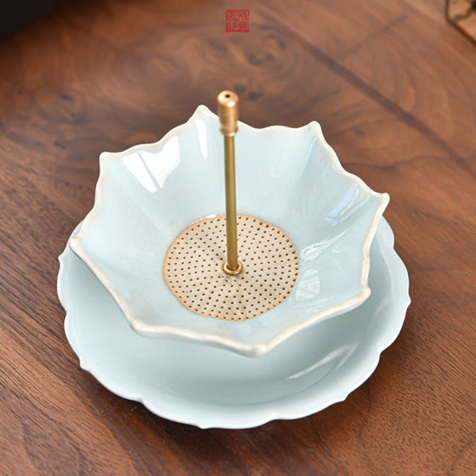 Handmade Original Creative Umbrella Tea Leak Tea Filter Ceramic Tea Water Separation Kung Fu Tea Set