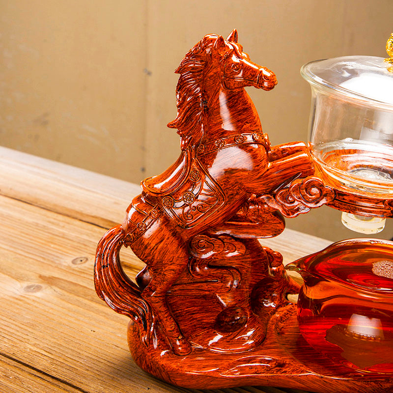 this is an automatic glass teapot