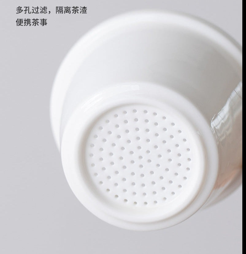 Chinese Dragon Easy Brewing Cup Cute Tea Set Creative Mug Ladies Tea Set Coffee Cup Set