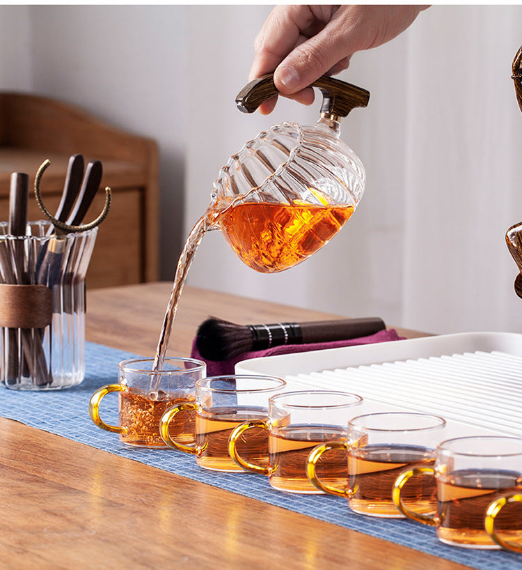 this is an automatic glass teapot