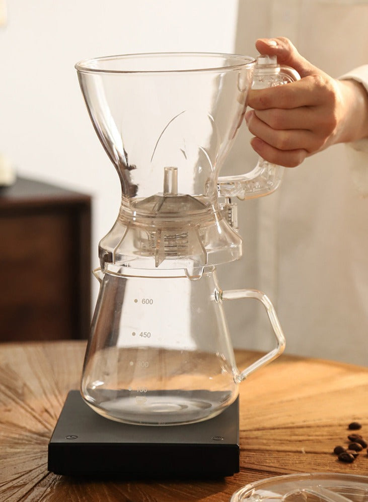 this is an automatic glass teapot
