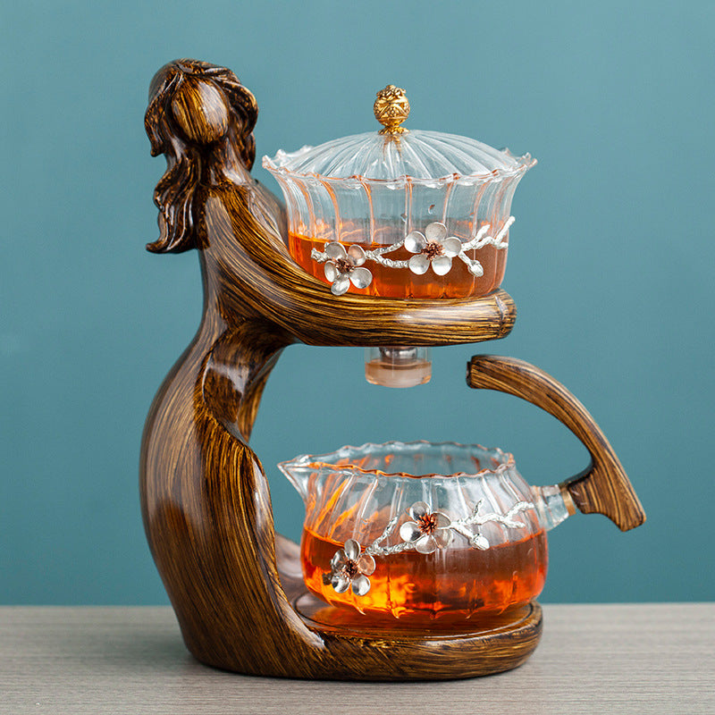 this is an automatic glass teapot