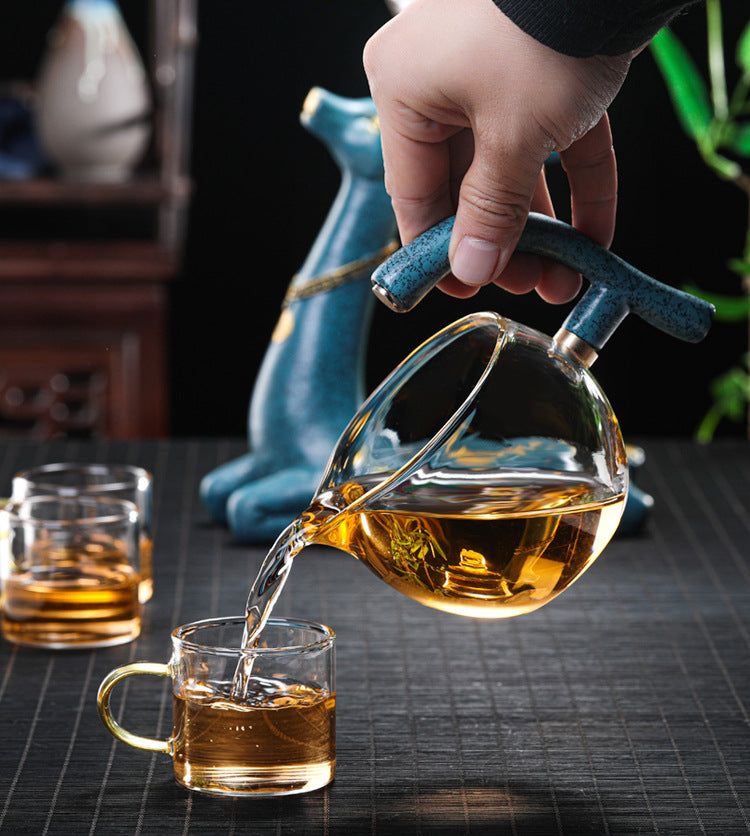 this is an automatic glass teapot