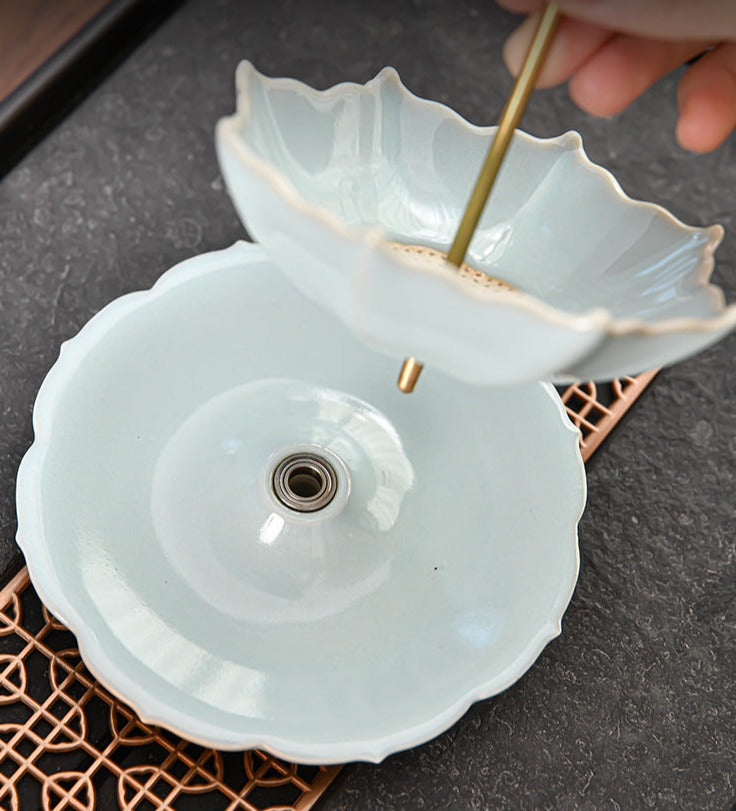 Handmade Original Creative Umbrella Tea Leak Tea Filter Ceramic Tea Water Separation Kung Fu Tea Set