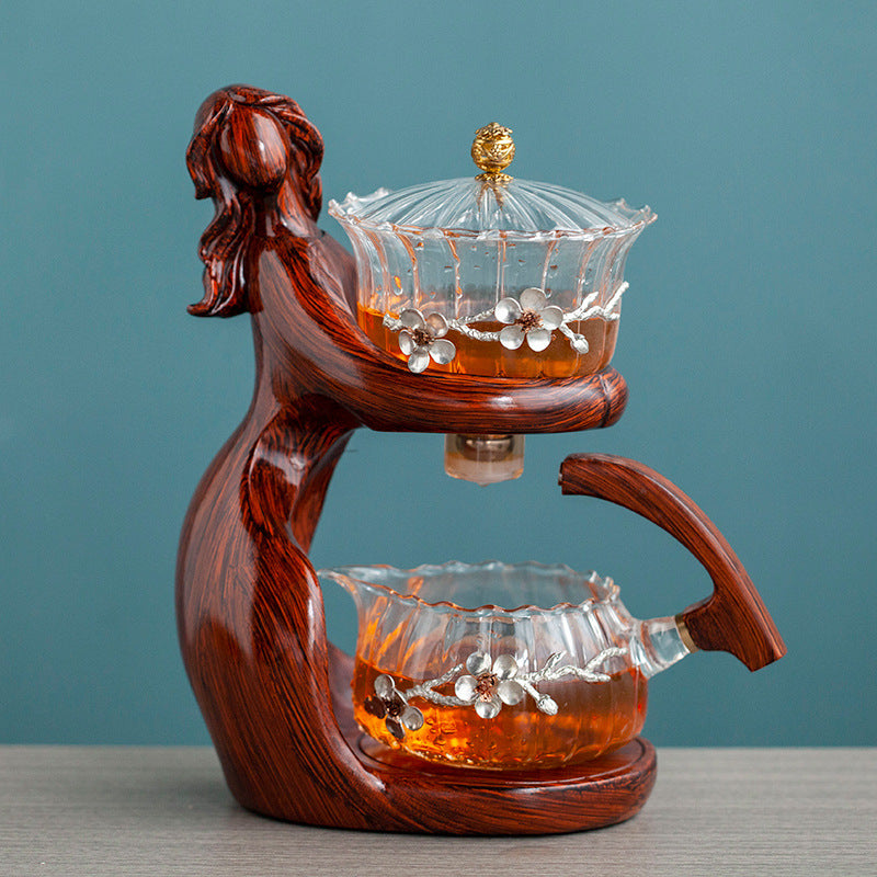 this is an automatic glass teapot