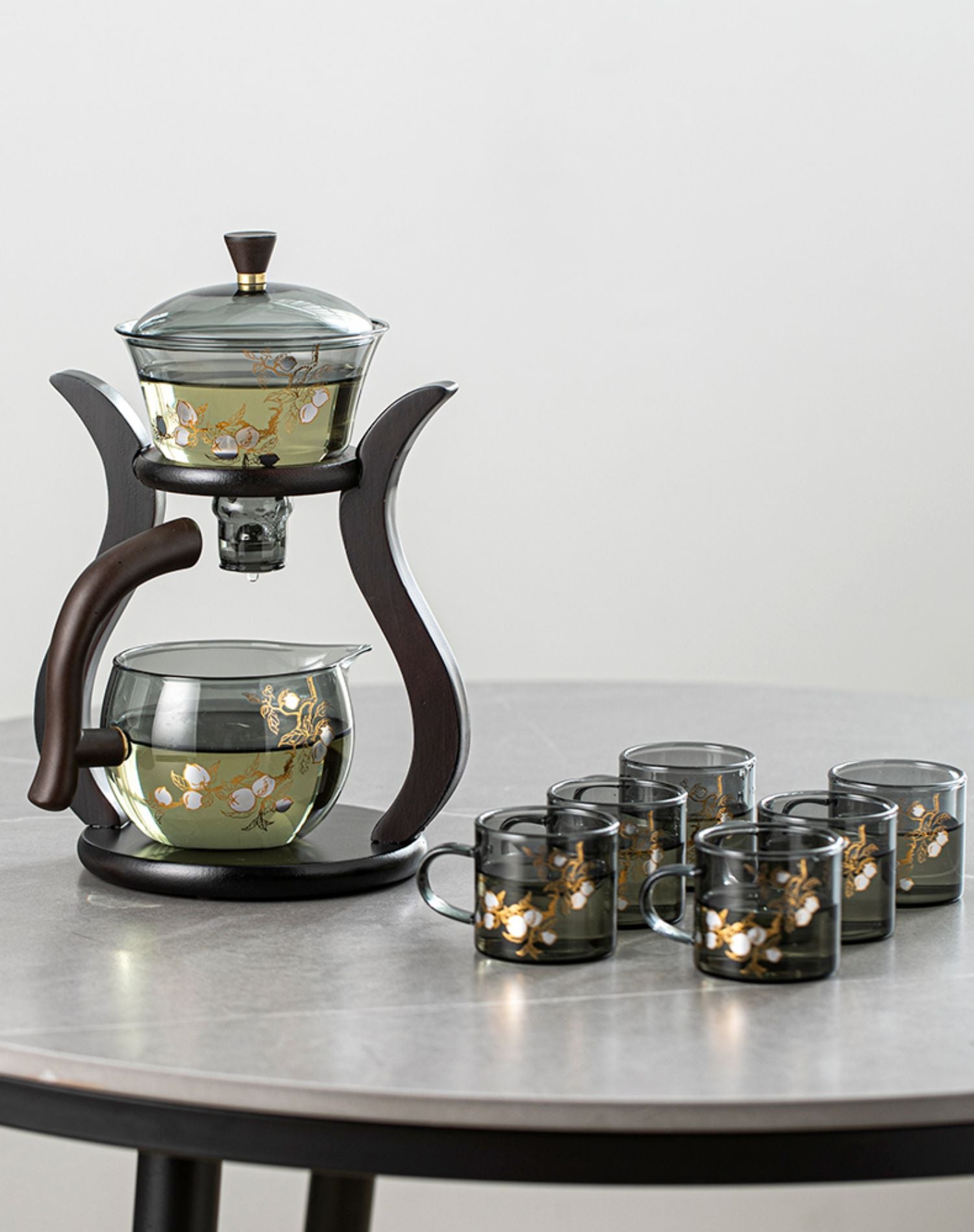 this is an automatic glass teapot