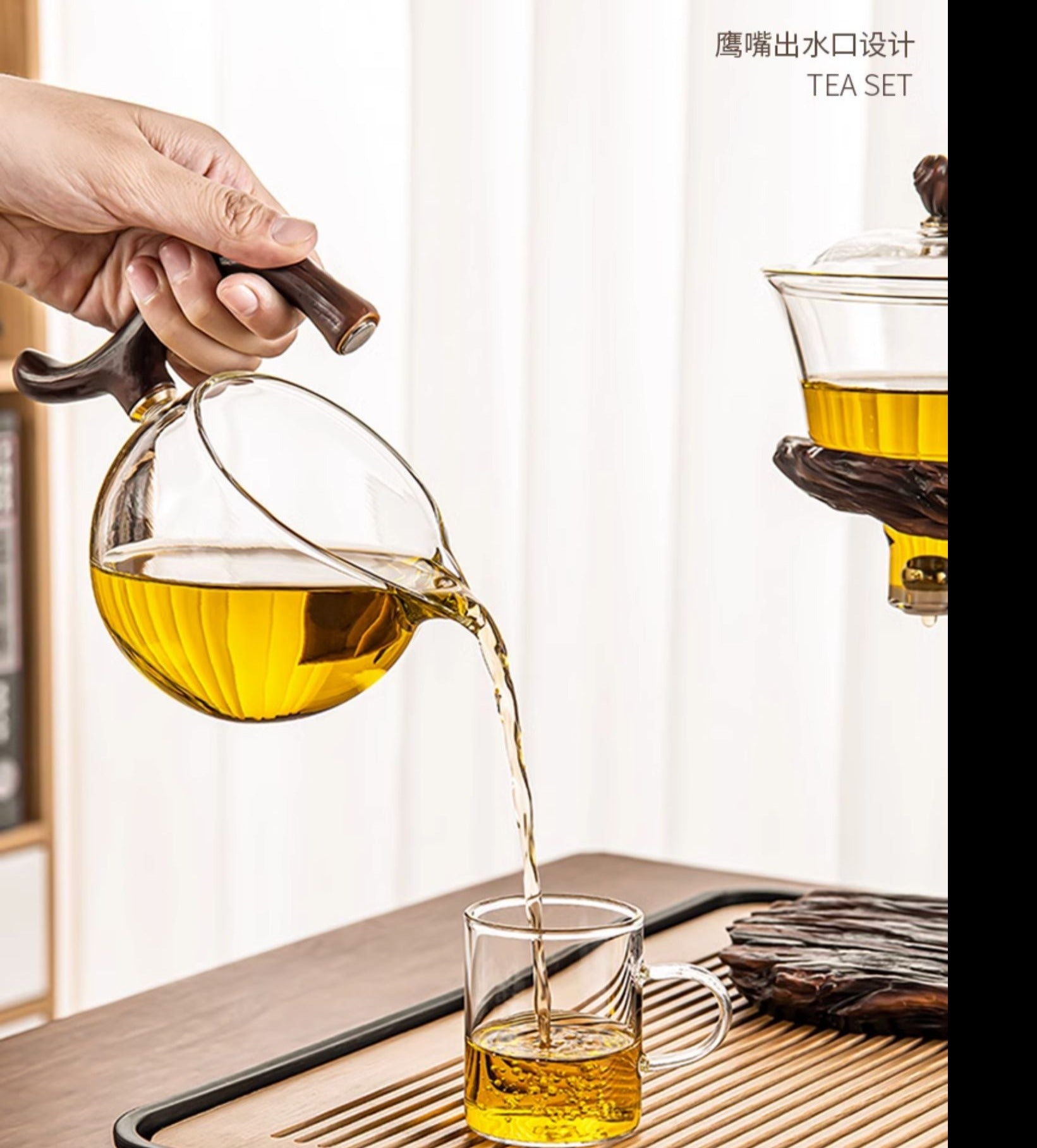 this is an automatic glass teapot