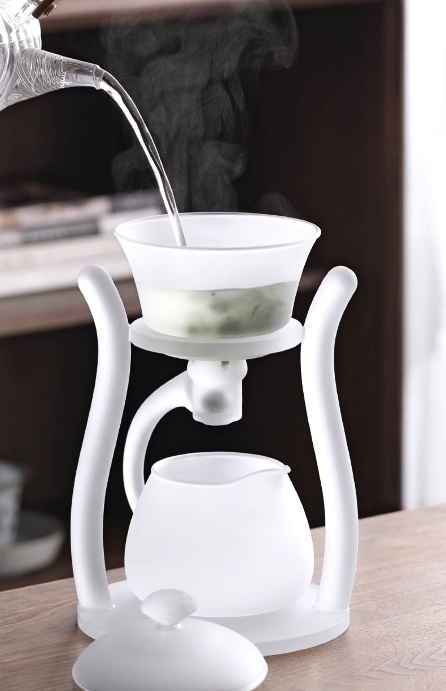 this is an automatic glass teapot