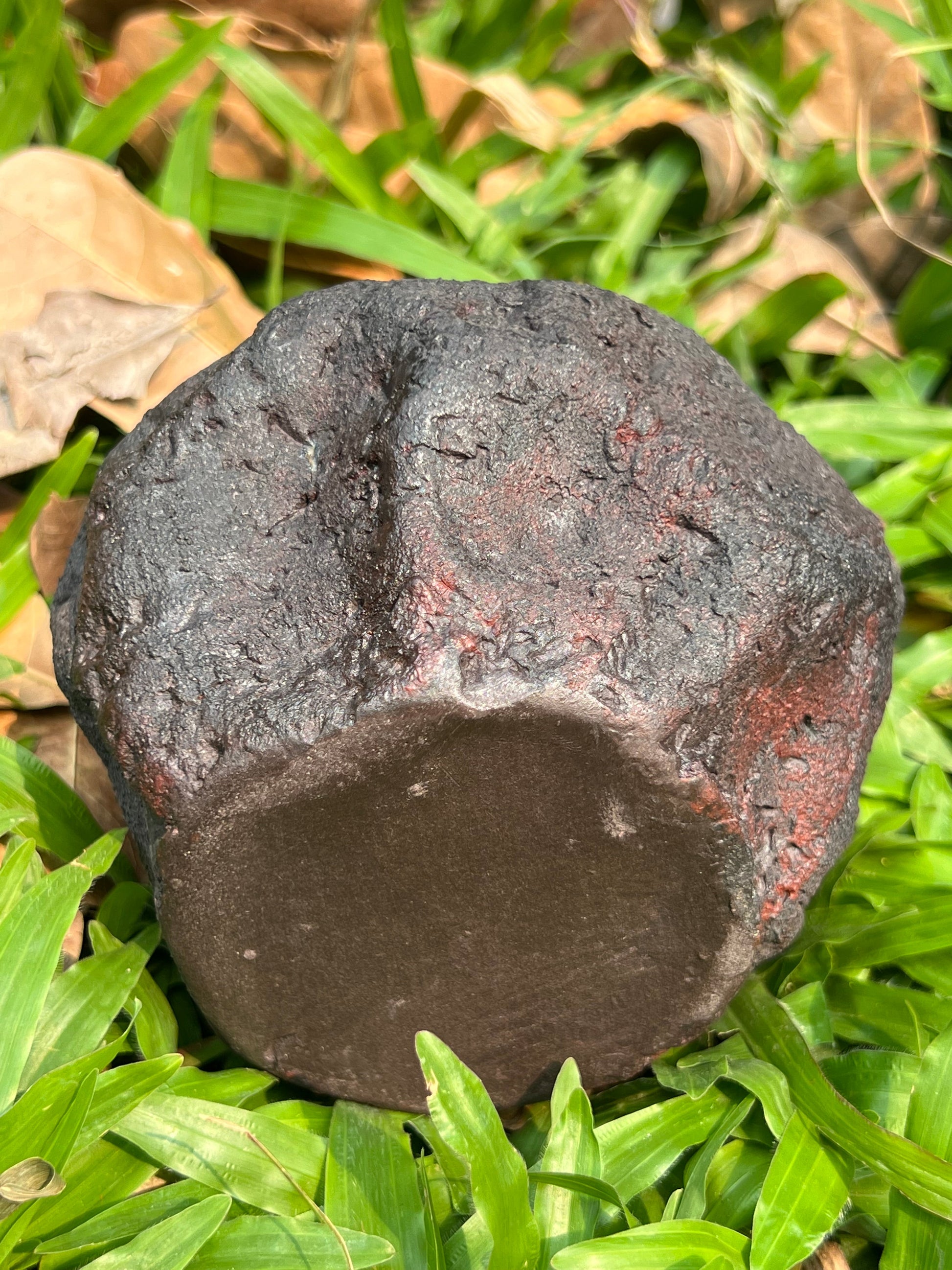 This is a pottery lifting handle kettle