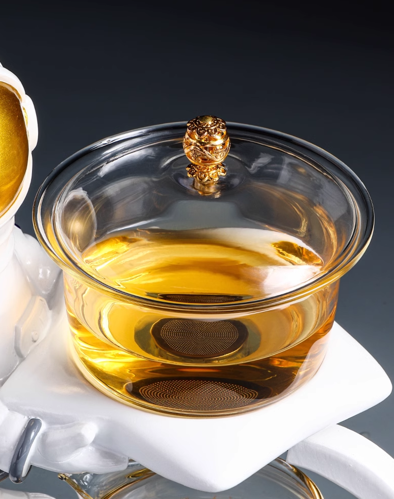 this is an automatic glass teapot