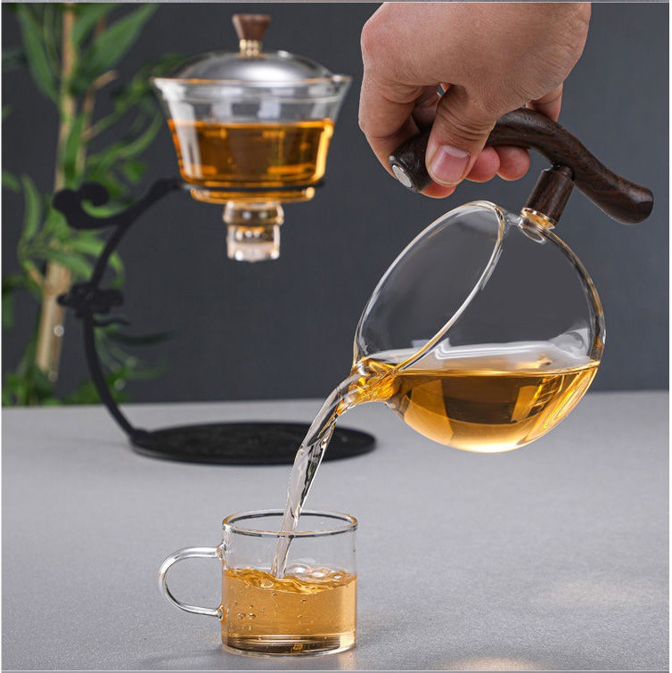 this is an automatic glass teapot