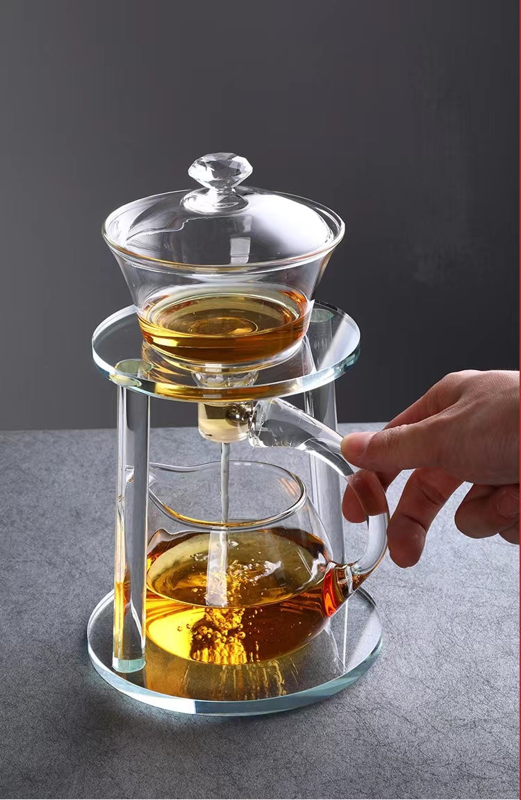 this is an automatic glass teapot