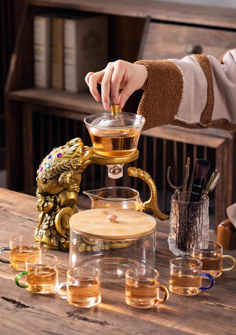 this is an automatic glass teapot