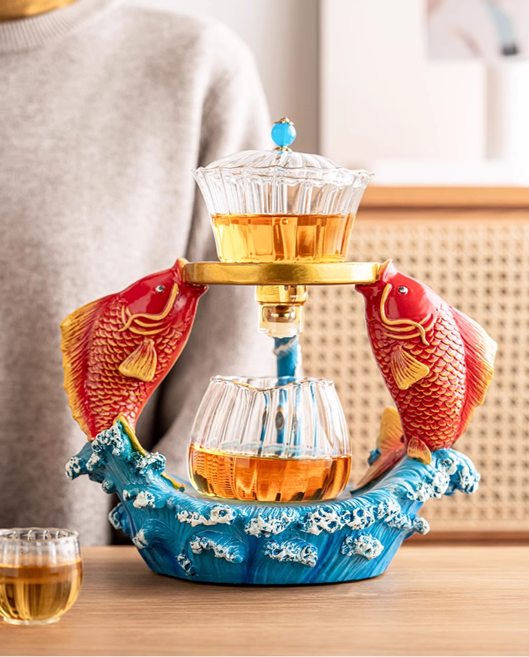 this is an automatic glass teapot