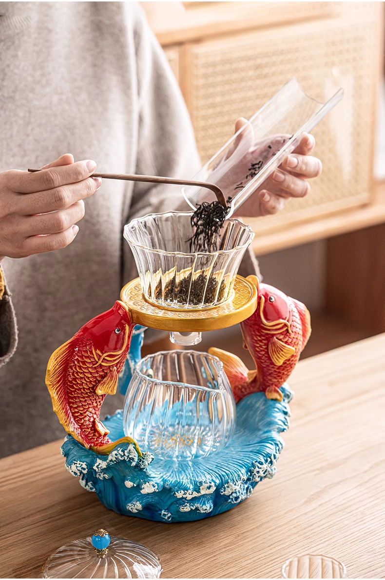 this is an automatic glass teapot
