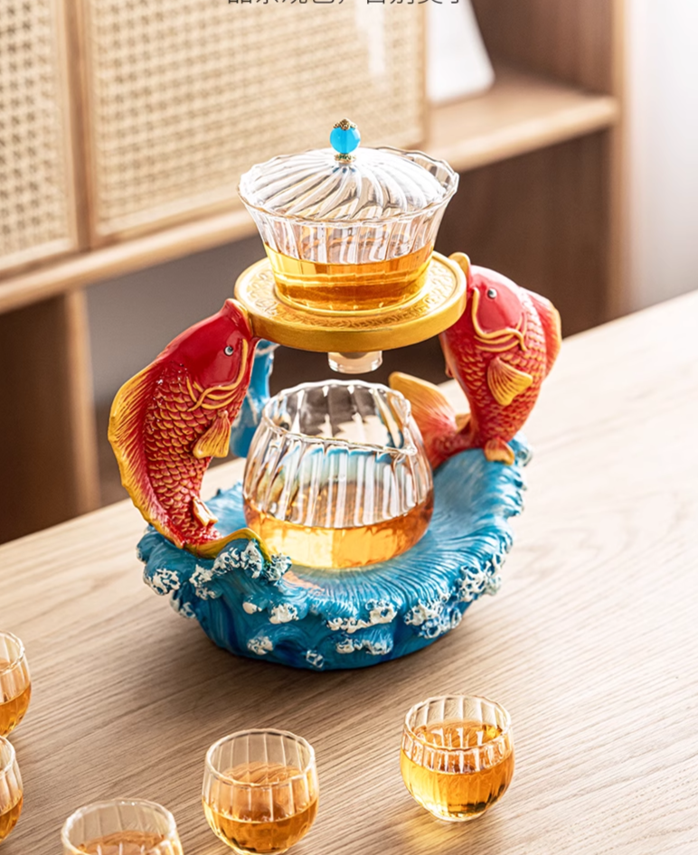 this is an automatic glass teapot