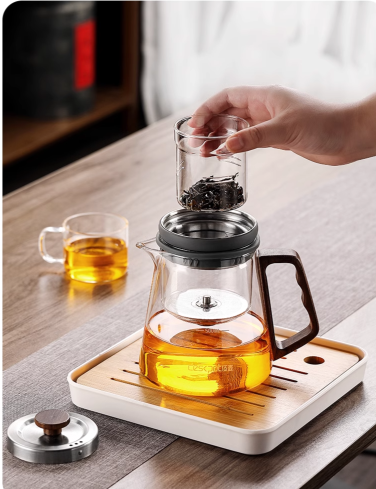 This is high borosilicate glass teapot.this is a magnetic teapot