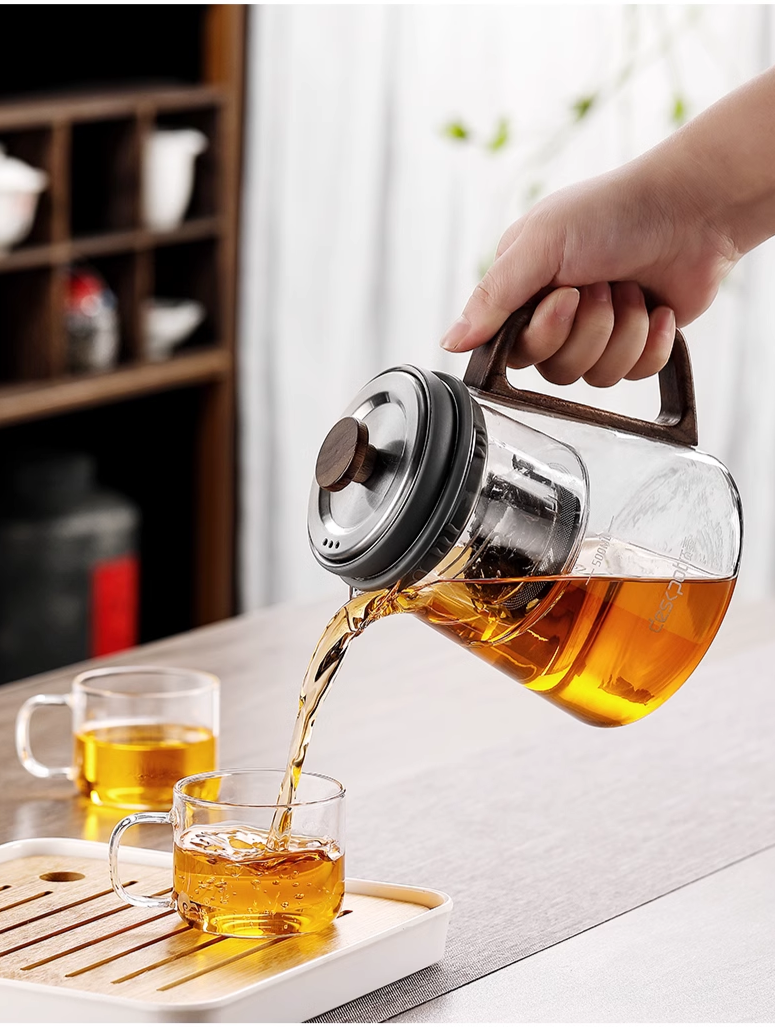 This is high borosilicate glass teapot.this is a magnetic teapot