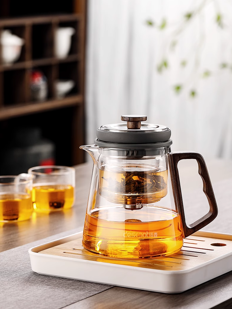 This is high borosilicate glass teapot.this is a magnetic teapot