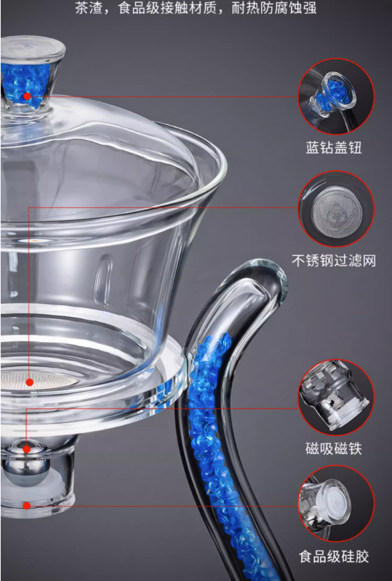 this is an automatic glass teapot