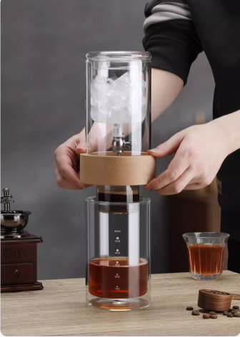 this is an automatic glass teapot.this is an ice drip coffee tea pot