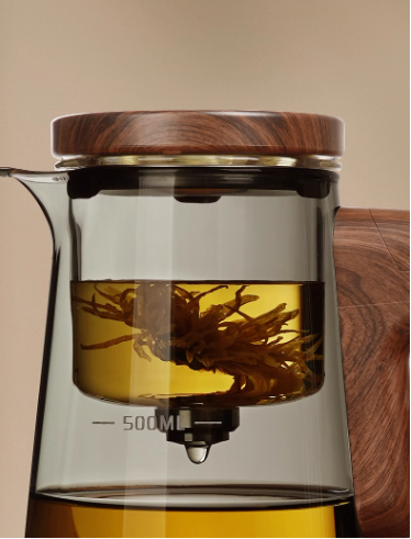 this is an automatic glass teapot
