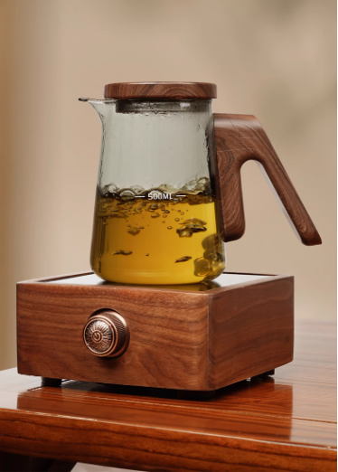 this is an automatic glass teapot