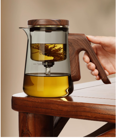 this is an automatic glass teapot