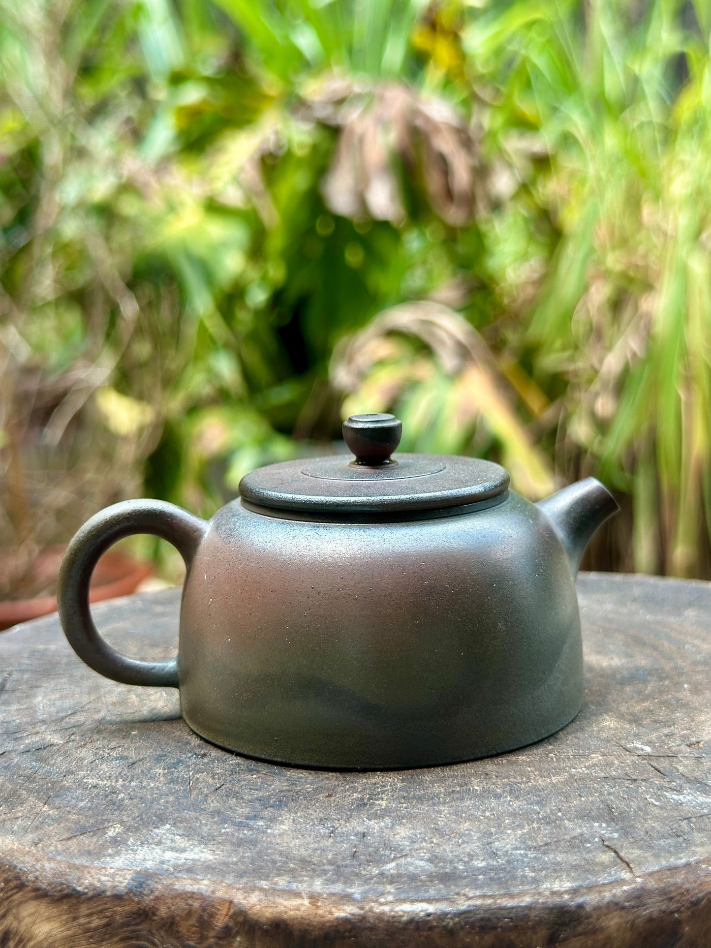 Handcrafted Woodfired Artowork Chinese Dezhong Shape Nixing clay Pottery Clay Teapot 120ml
