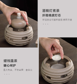 Handmade Crude Pottery Pot Pottery Fair Cup Tea Jar Roasted Pottery Teapot Gongfu Tea Aged Pu'erh Tea Pot