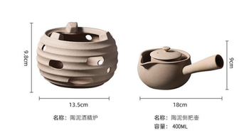 Handmade Crude Pottery Pot Pottery Fair Cup Tea Jar Roasted Pottery Teapot Gongfu Tea Aged Pu'erh Tea Pot