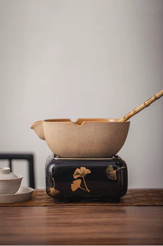 Handmade Chinese Crude Pottery Pot Tea Bowl Japanese Style Pot Tea Pot Tea Ceremony