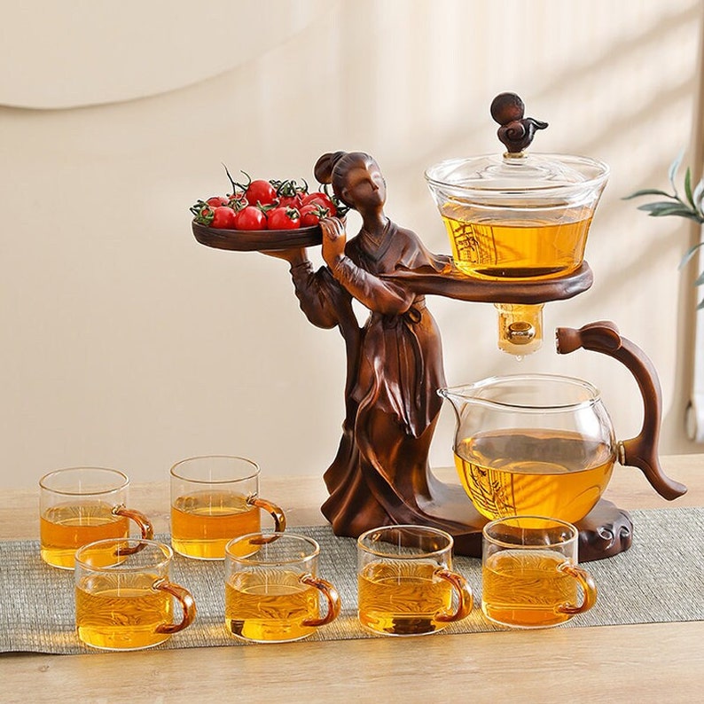 this is an automatic glass teapot
