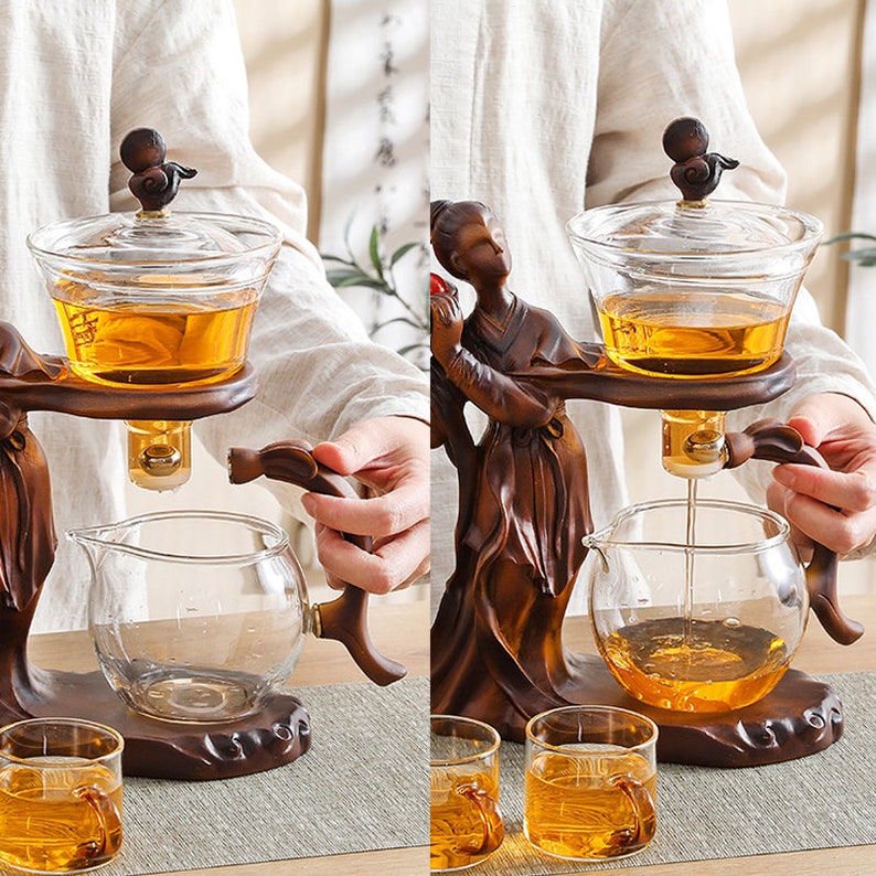 this is an automatic glass teapot