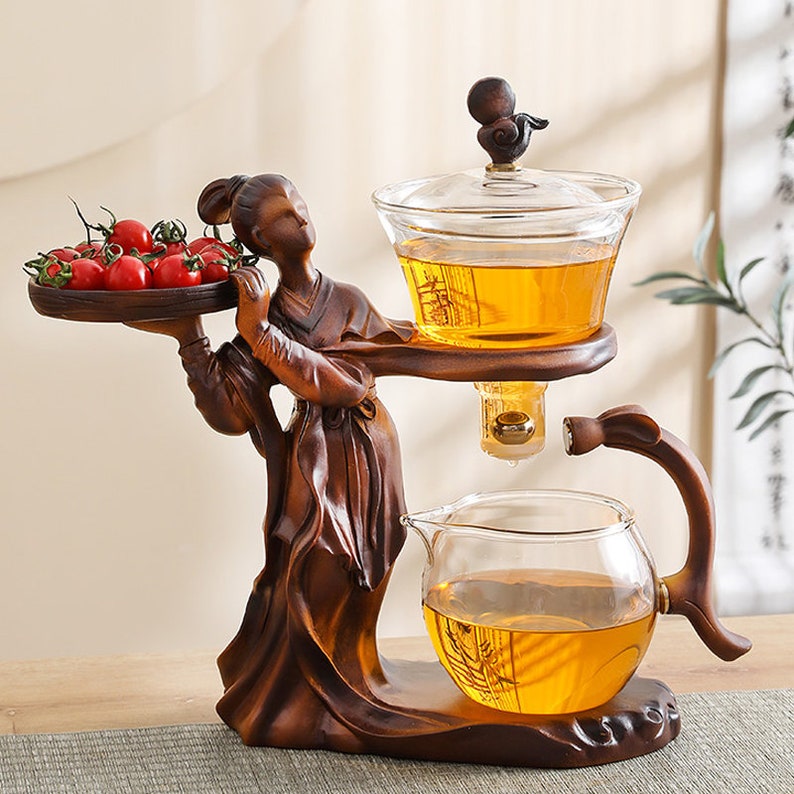 this is an automatic glass teapot