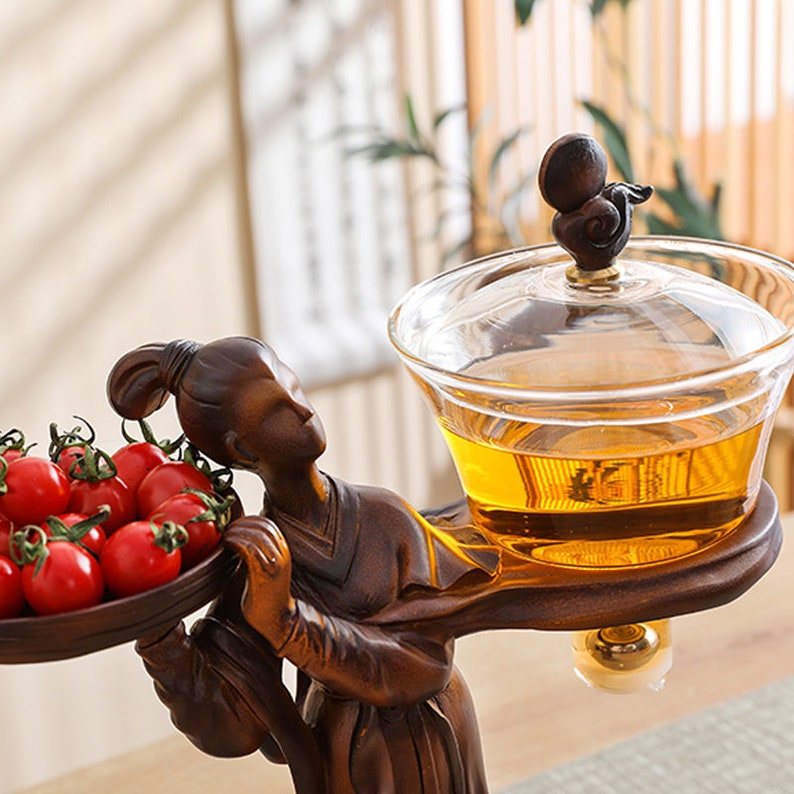 this is an automatic glass teapot