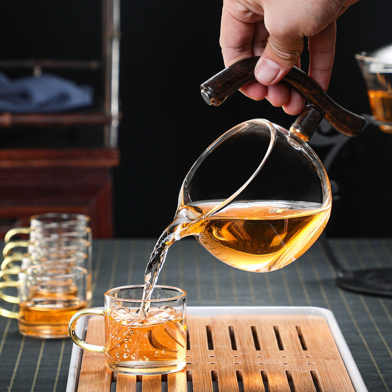 this is an automatic glass teapot