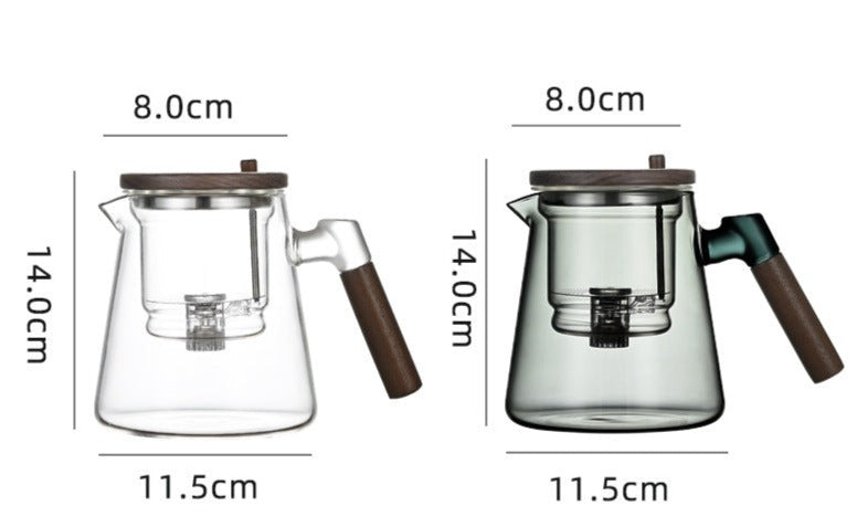 This is a glass teapot. this is an automatic teapot