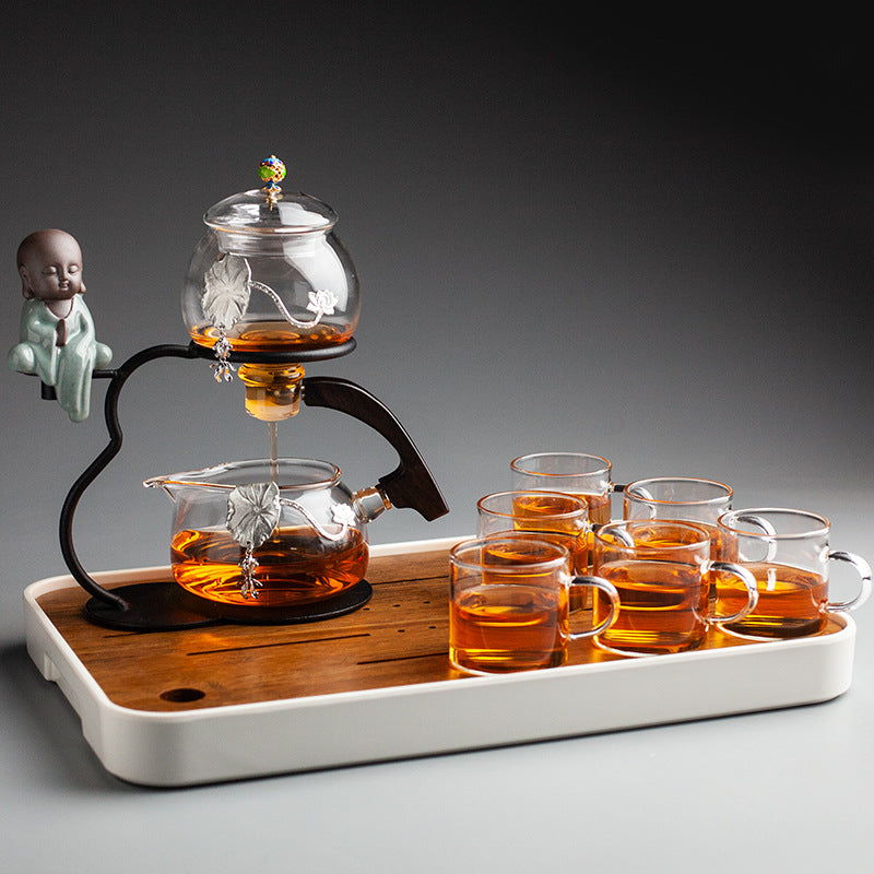 this is an automatic glass teapot