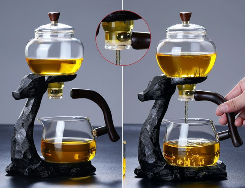 this is an automatic glass teapot