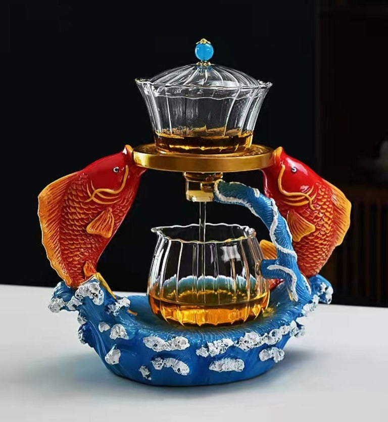 this is an automatic glass teapot
