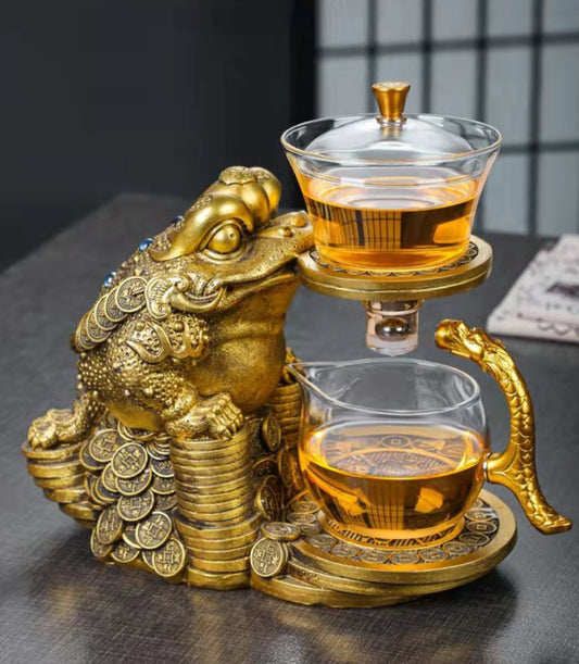 this is an automatic glass teapot