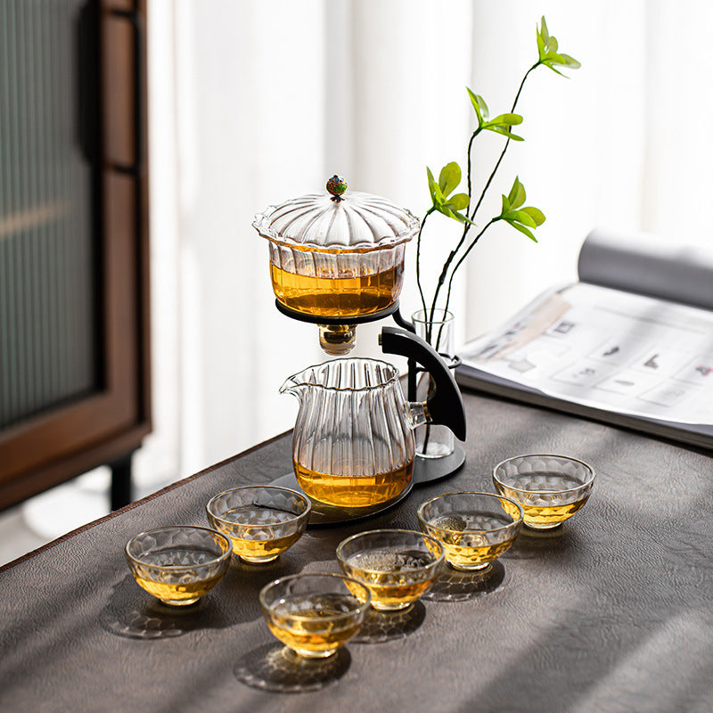 This is high borosilicate glass teapot.this is a automatic teapot