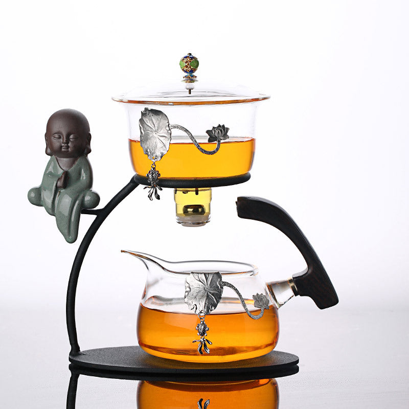 this is an automatic glass teapot