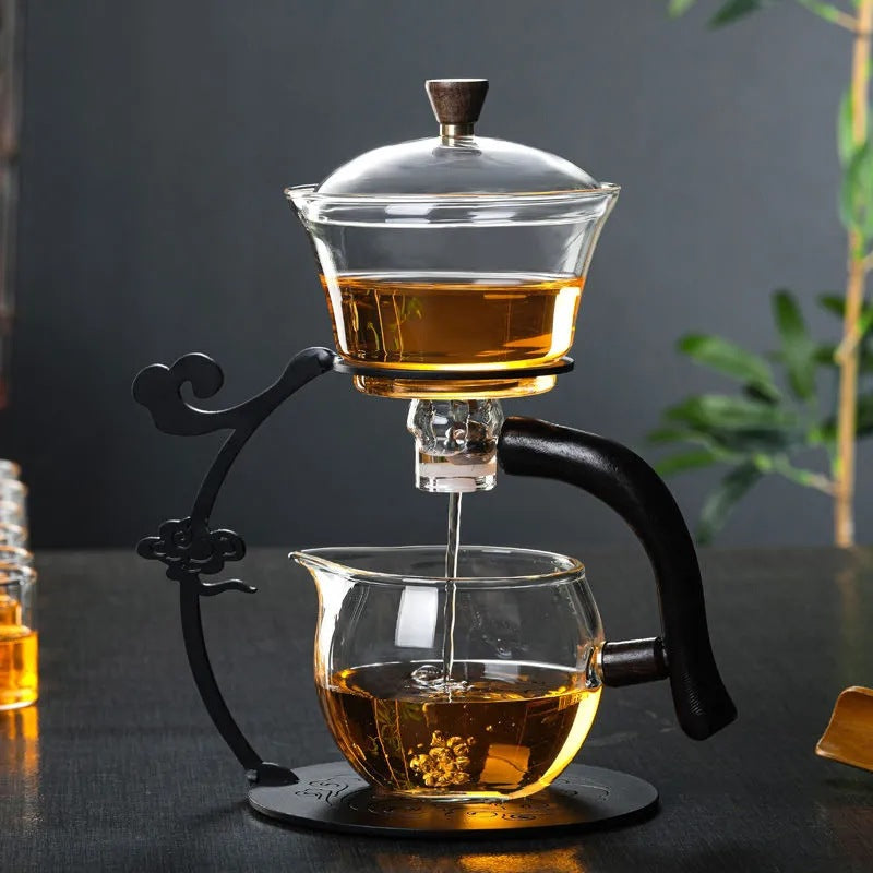 this is an automatic glass teapot